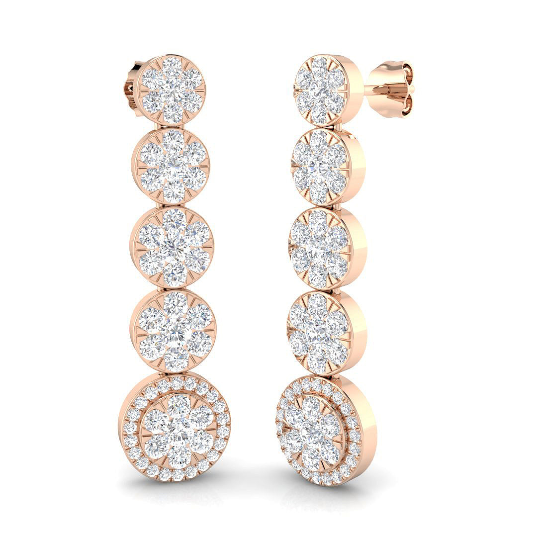 SE6459 — Earrings - 9k Rose Gold