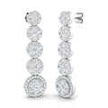 SE6459 — Earrings - 9k White Gold