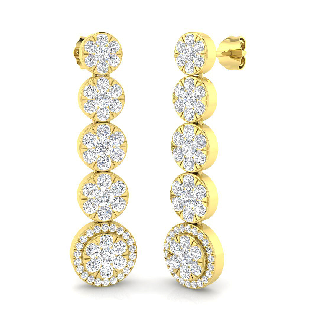 SE6459 — Earrings - 9k Yellow Gold