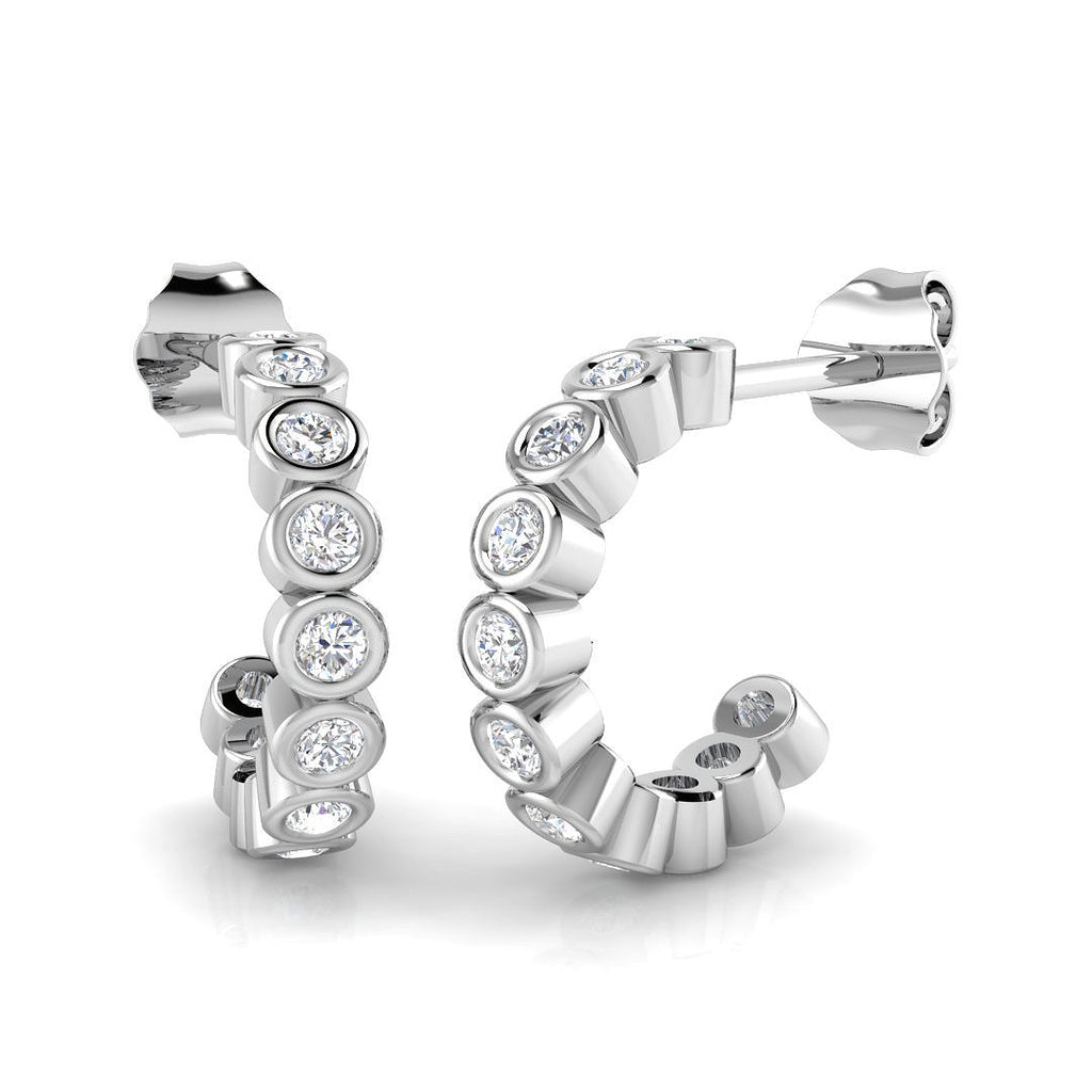 SE6461 — Earrings - 9k White Gold