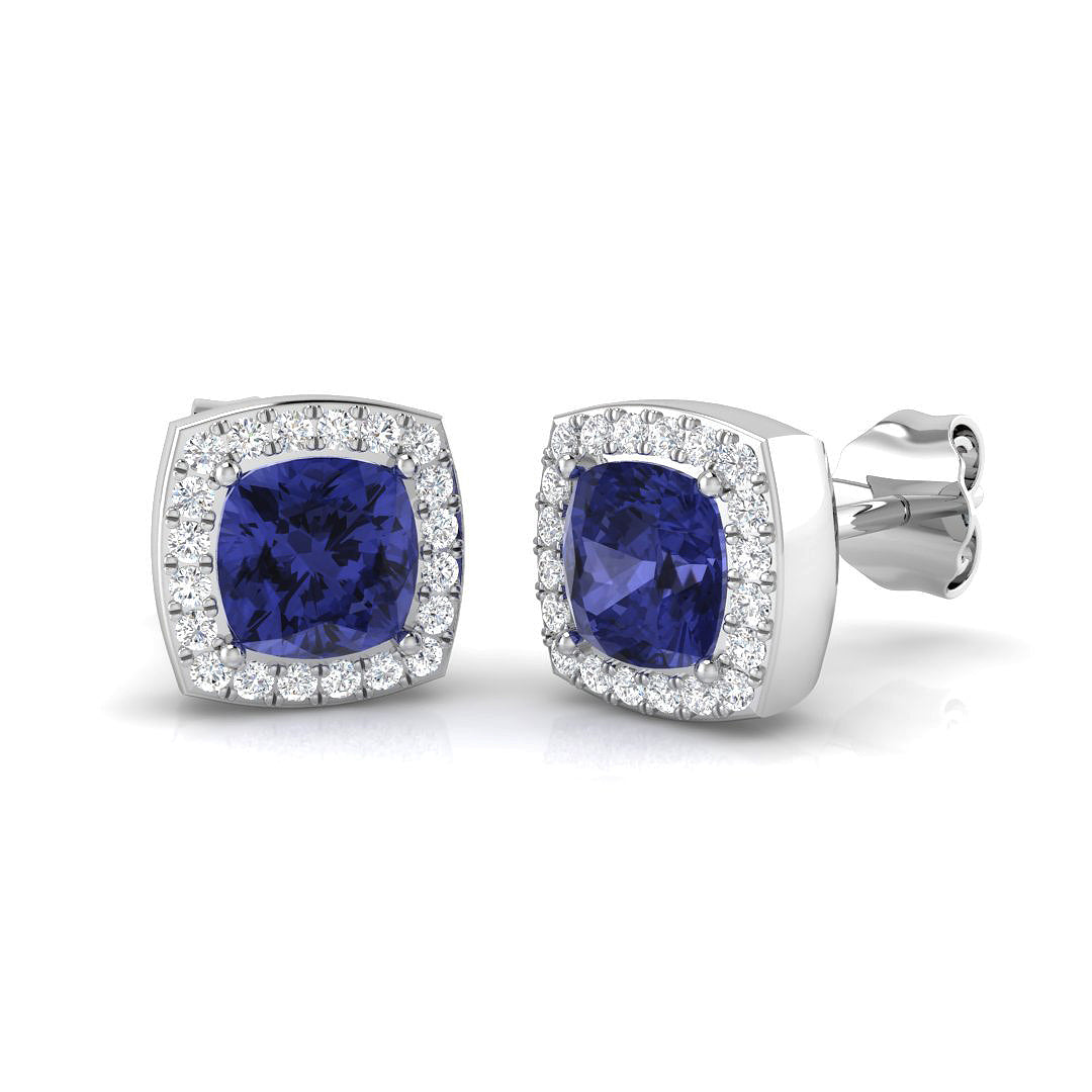 SE6464 — Earrings - 18 KT White Gold