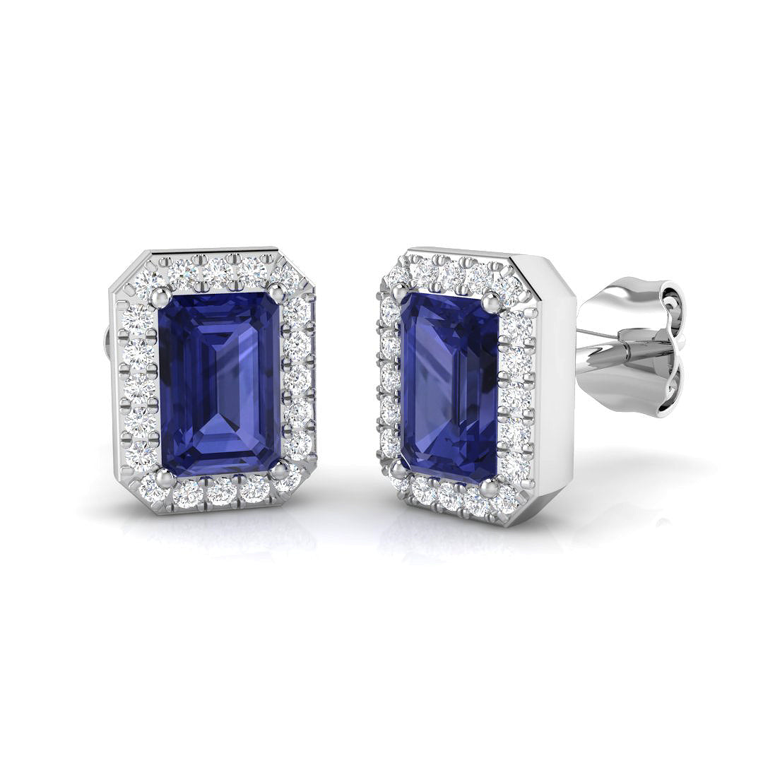 SE6467 — Earrings - 9k White Gold