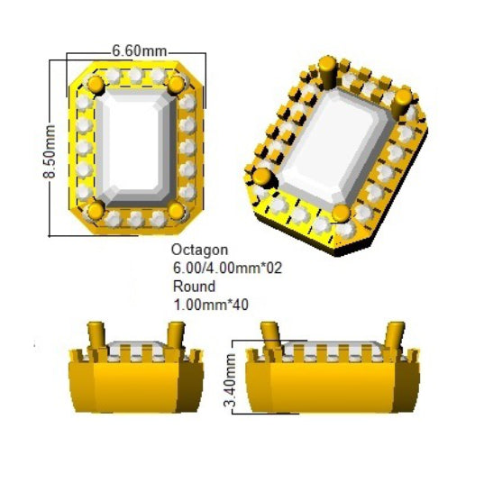SE6467 — Earrings - 9k Yellow Gold detail