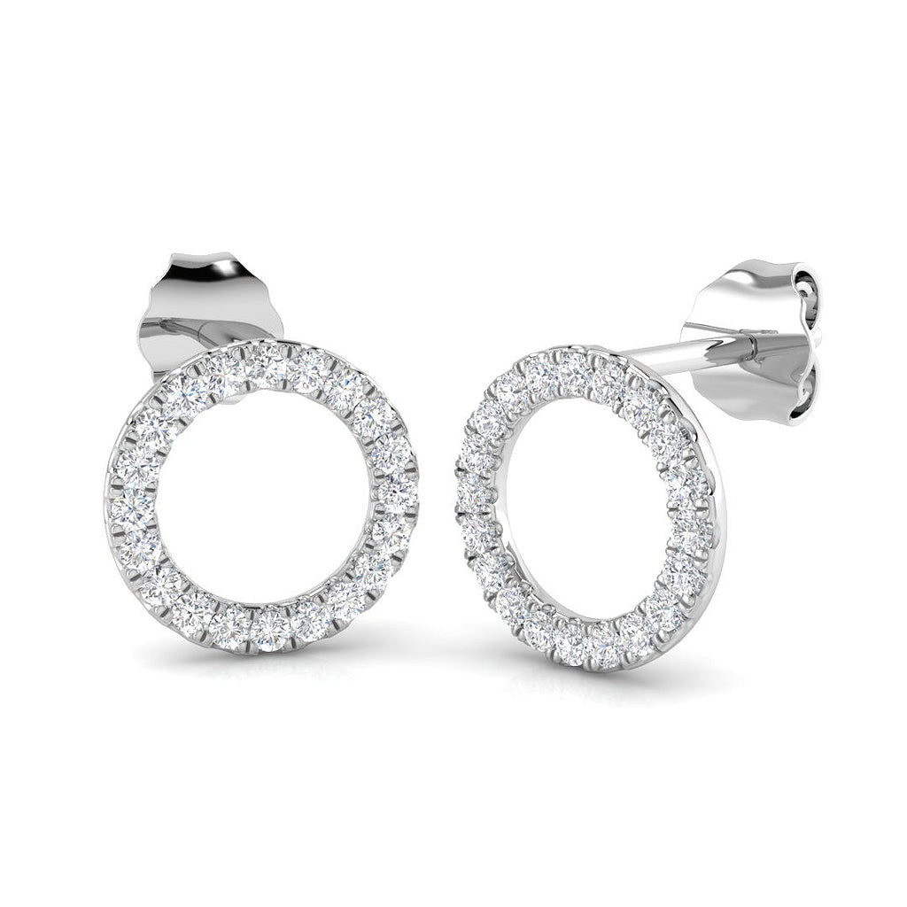 SE6468 — Earrings - 9k White Gold