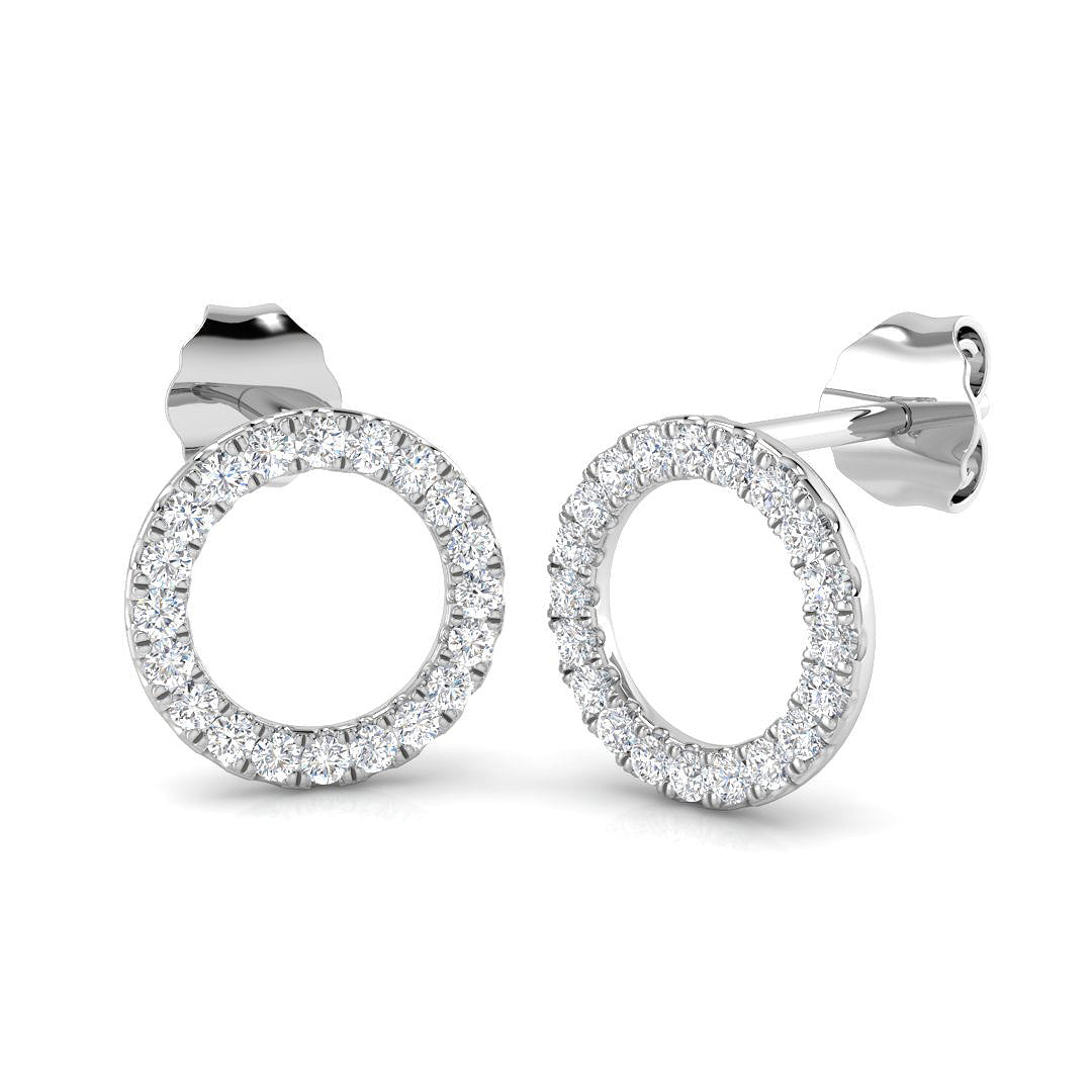 SE6468 — Earrings - 9k White Gold
