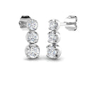 SE6470 — Earrings - 9k White Gold