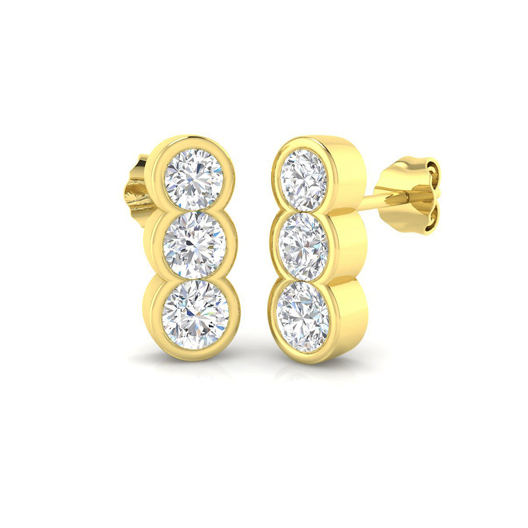 SE6472 — Earrings - 9k Yellow Gold