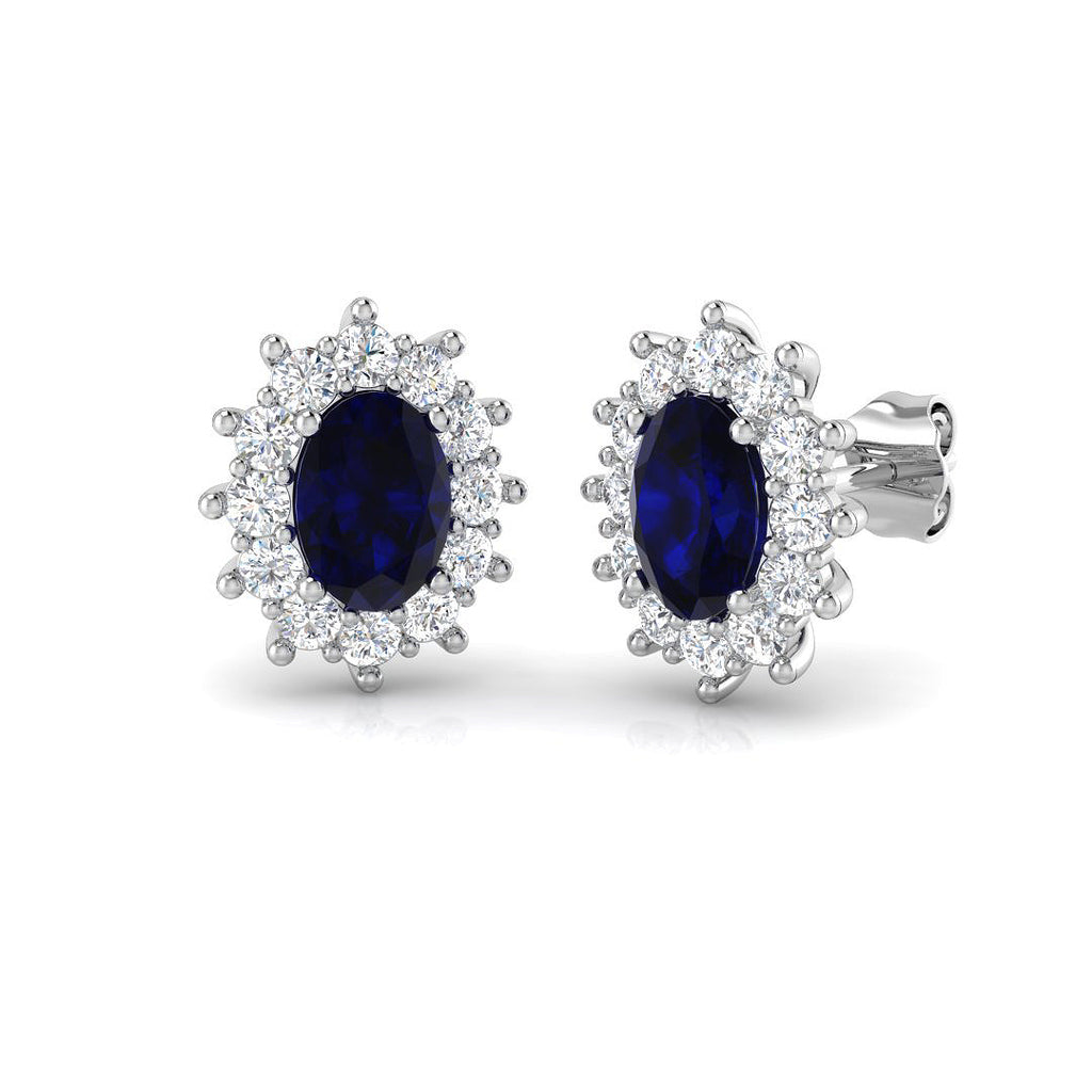 SE6484 — Earrings - 18 KT White Gold