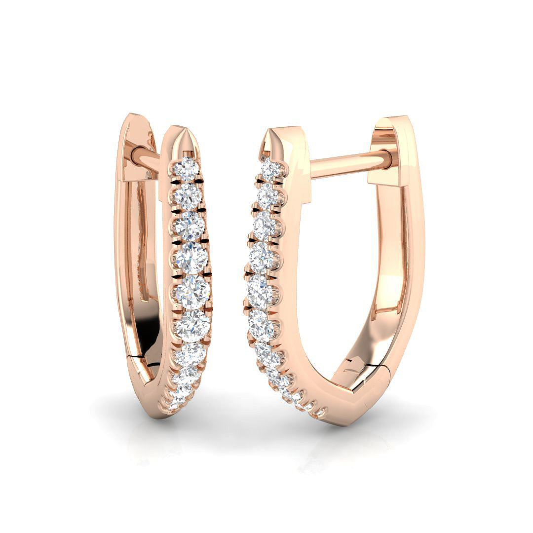 SE6490 — Earrings - 9k Rose Gold