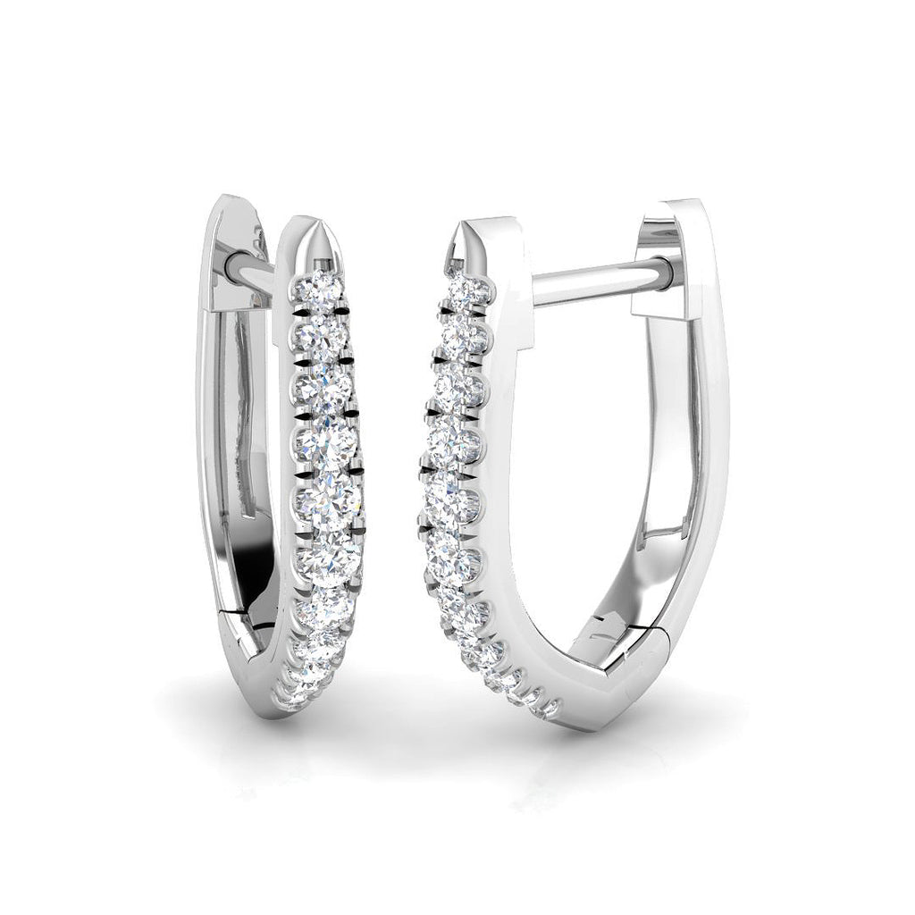 SE6490 — Earrings - 9k White Gold