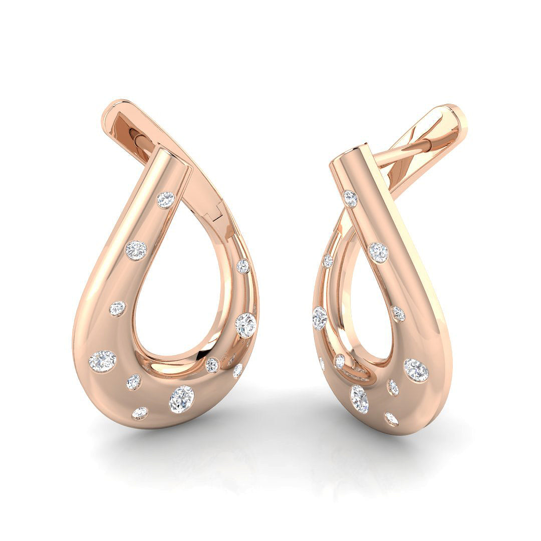 SE6491 — Earrings - 9k Rose Gold