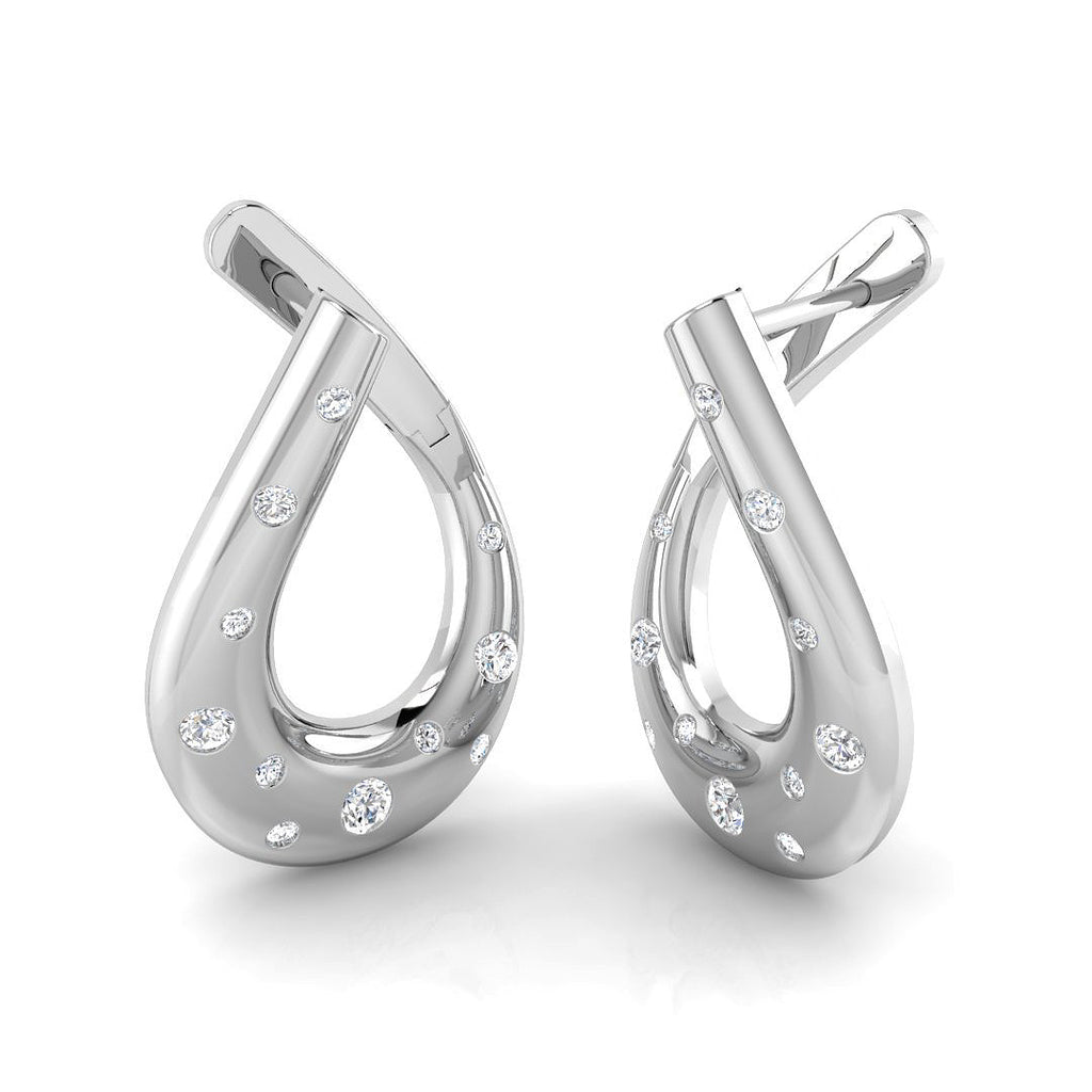 SE6491 — Earrings - 9k White Gold