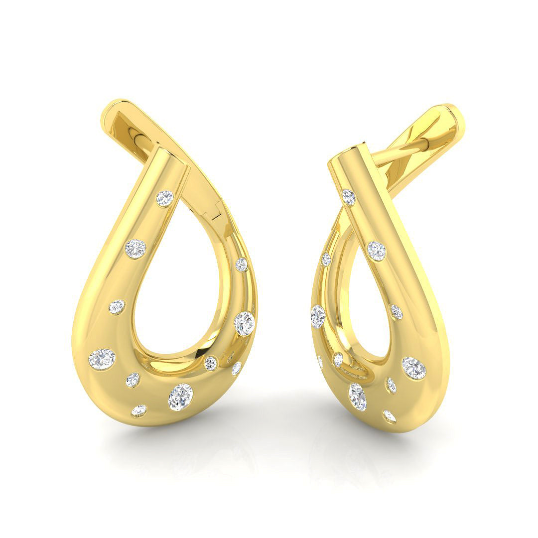 SE6491 — Earrings - 9k Yellow Gold