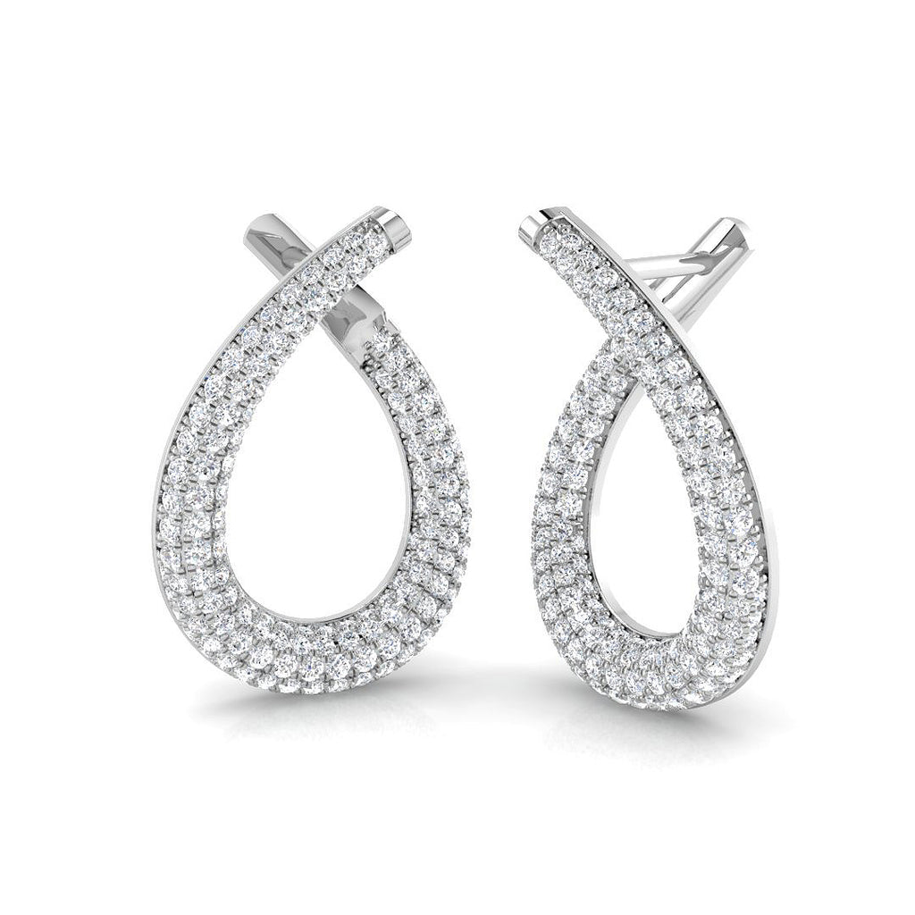 SE6495 — Earrings - 9k White Gold