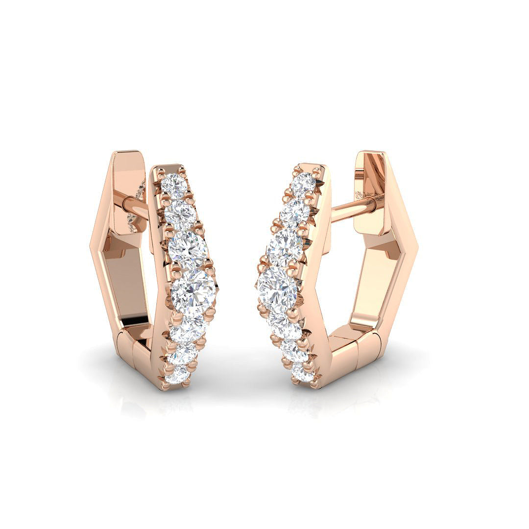 SE6497 — Earrings - 9k Rose Gold
