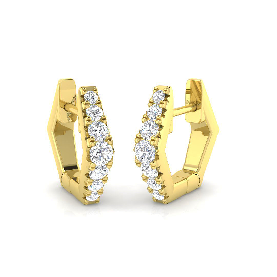 SE6497 — Earrings - 9k Yellow Gold