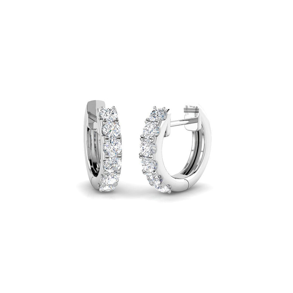 SE6498 — Earrings - 9k White Gold
