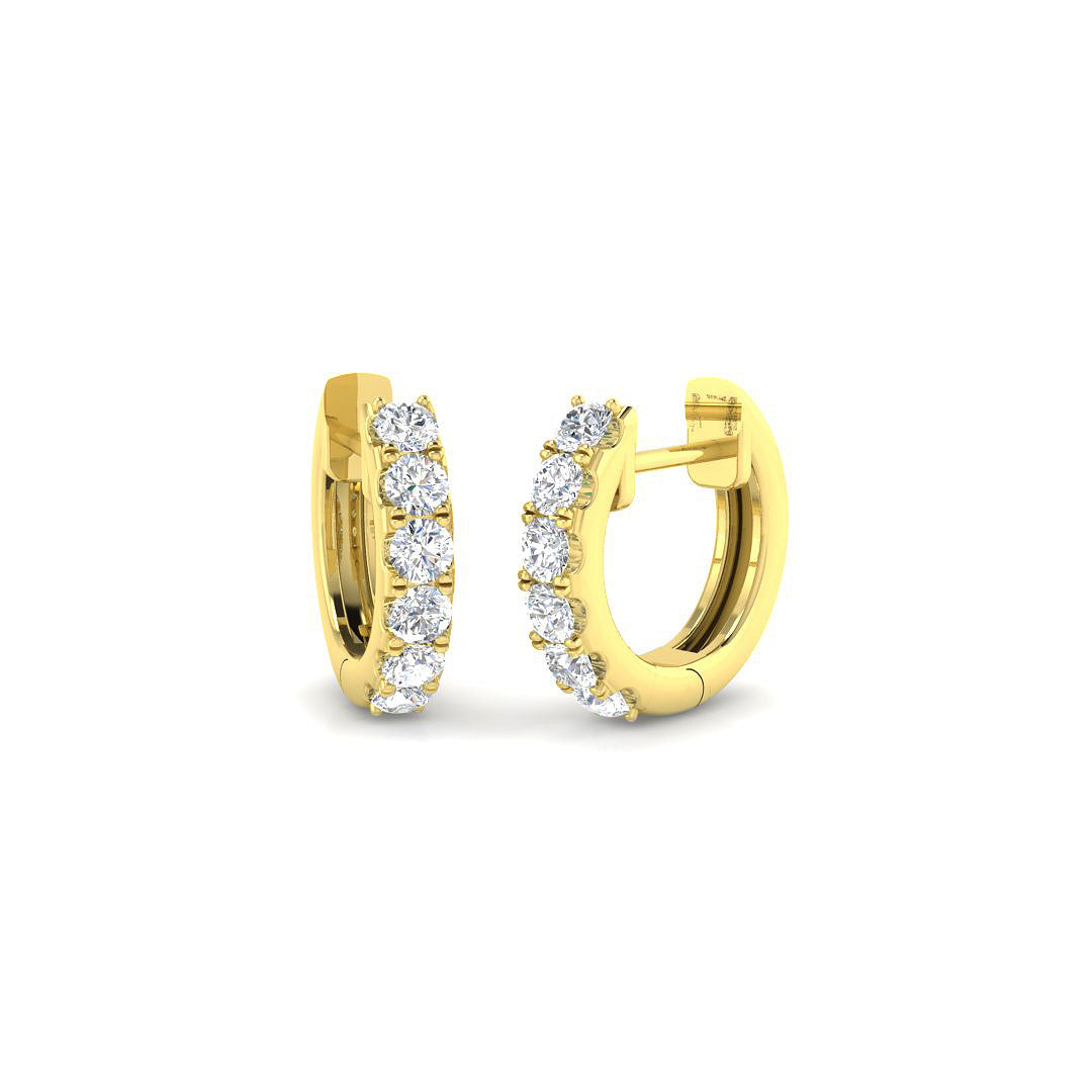 SE6498 — Earrings - 9k Yellow Gold