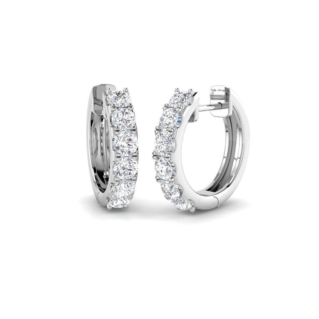 SE6499 — Earrings - 9k White Gold