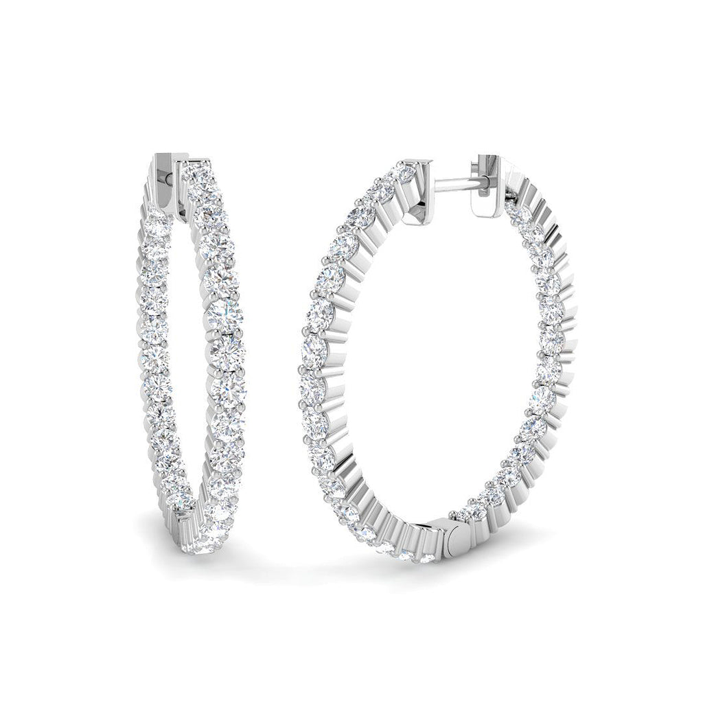 SE6503 — Earrings - 9k White Gold