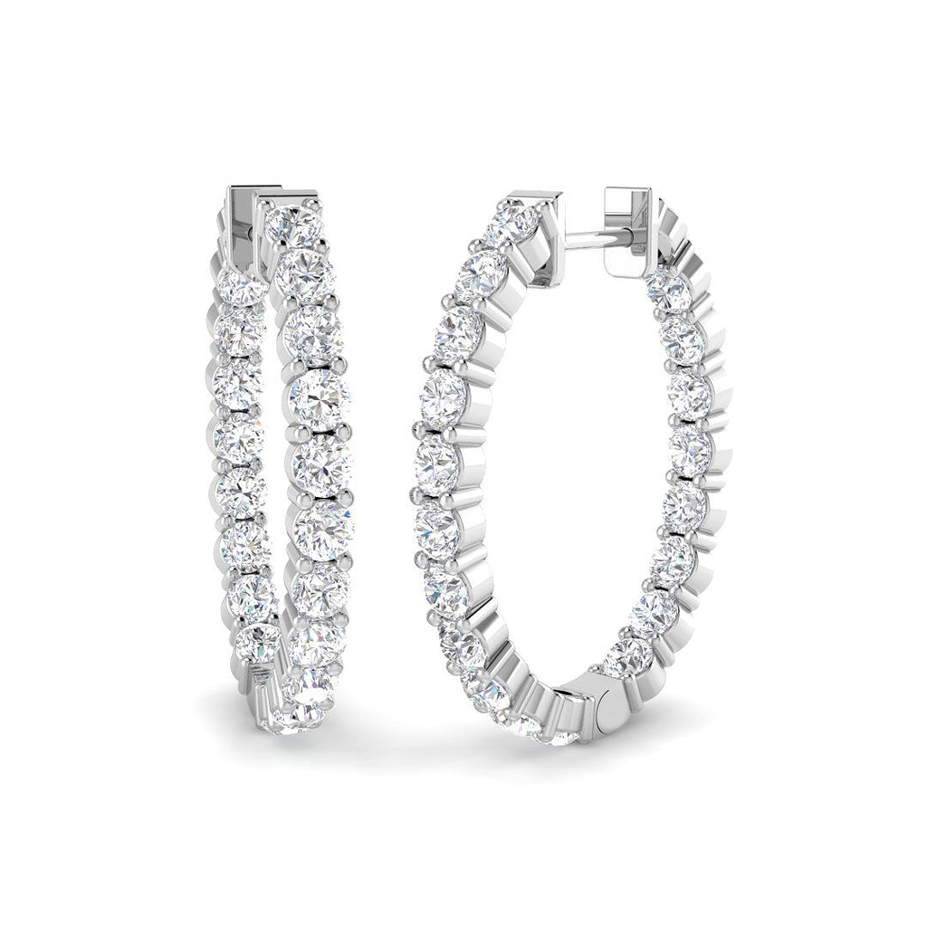 SE6504 — Earrings - 9k White Gold