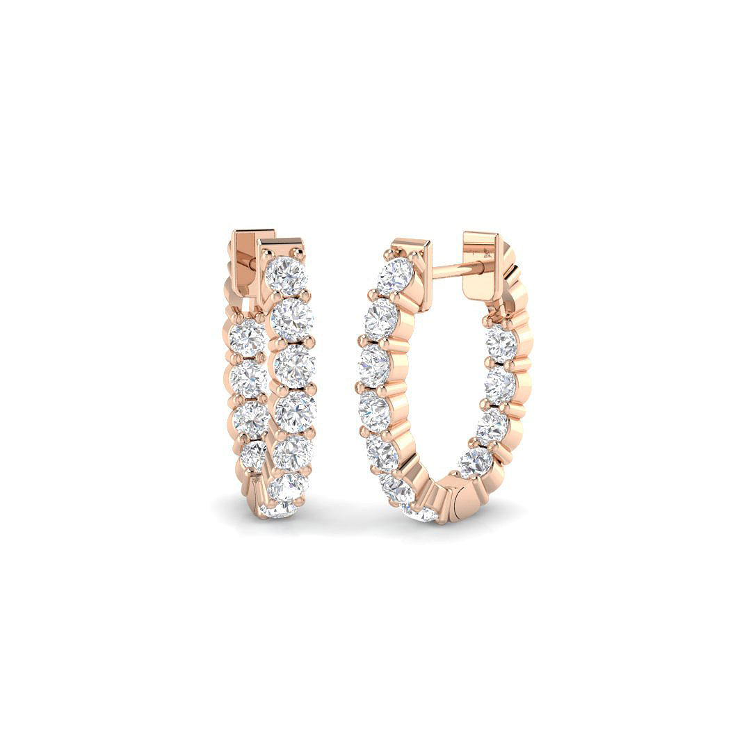 SE6505 — Earrings - 9k Rose Gold