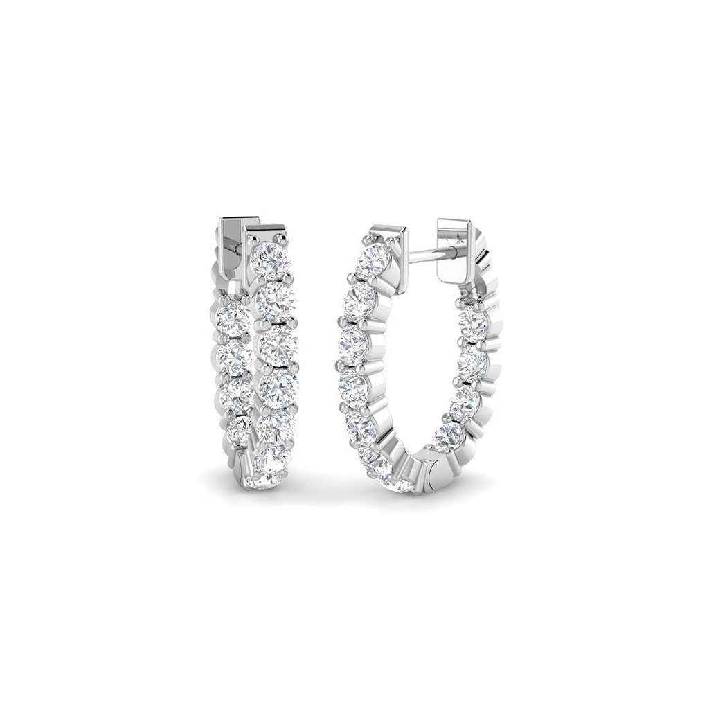 SE6505 — Earrings - 9k White Gold