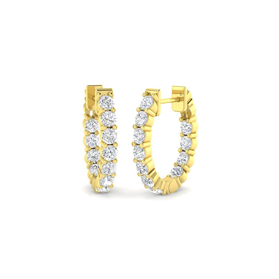 SE6505 — Earrings - 9k Yellow Gold