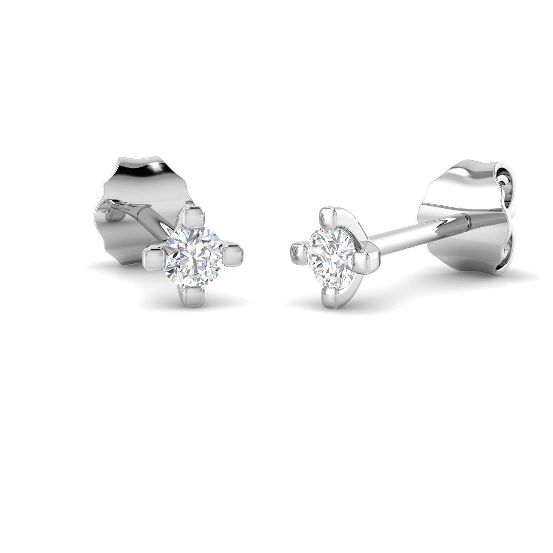 SE6506 — Earrings - 9k White Gold