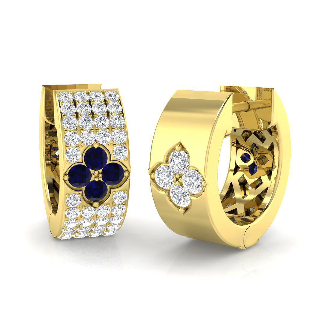 SE6513 — Earrings - 9k Yellow Gold