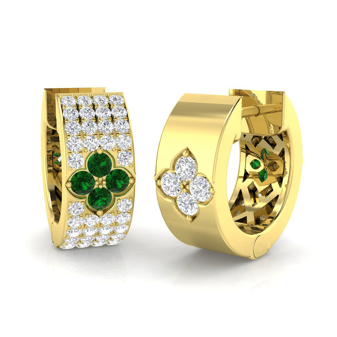 SE6513 — Earrings - 9k Yellow Gold