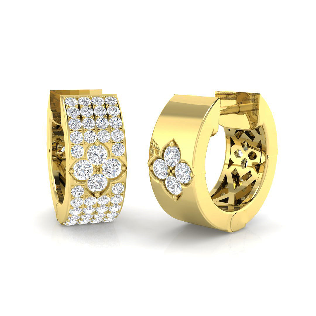 SE6513 — Earrings - 9k Yellow Gold