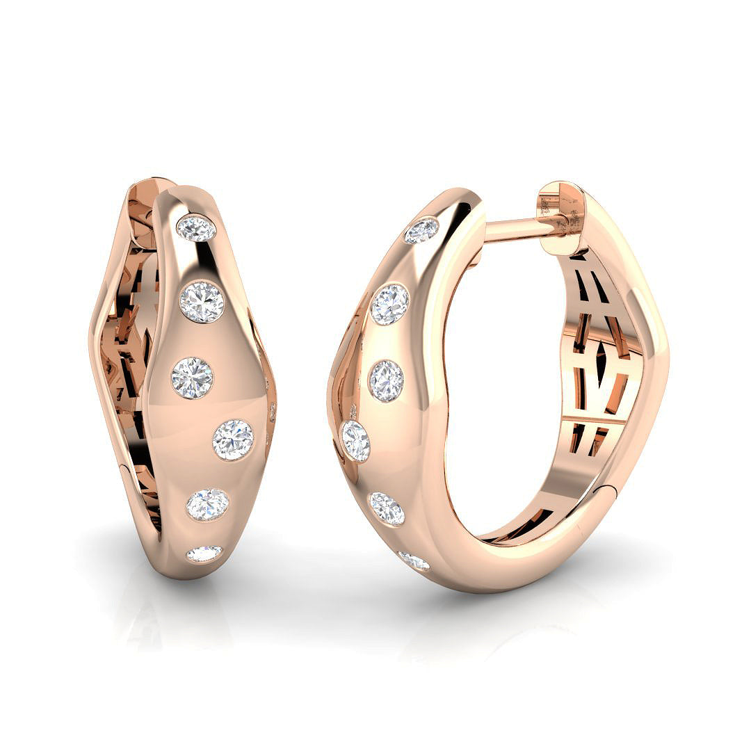 SE6514 — Earrings - 9k Rose Gold