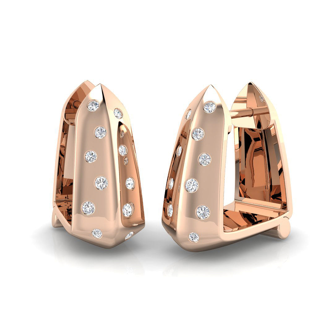 SE6515 — Earrings - 9k Rose Gold