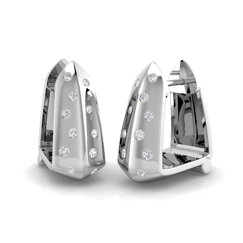 SE6515 — Earrings - 9k White Gold