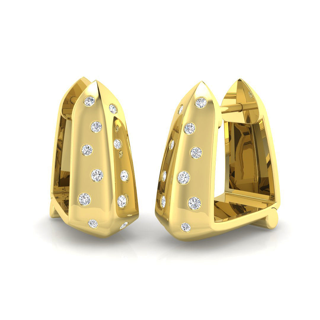 SE6515 — Earrings - 9k Yellow Gold