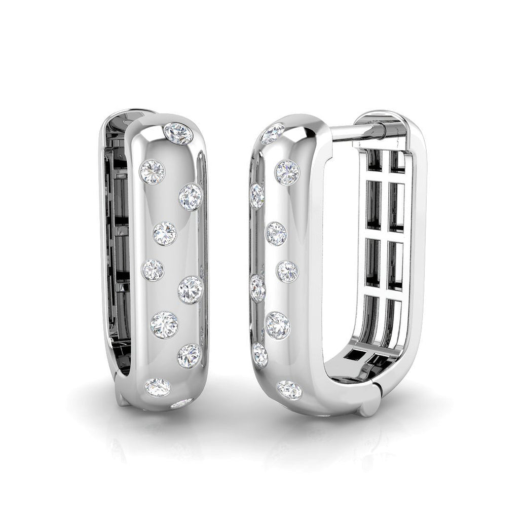 SE6516 — Earrings - 9k White Gold