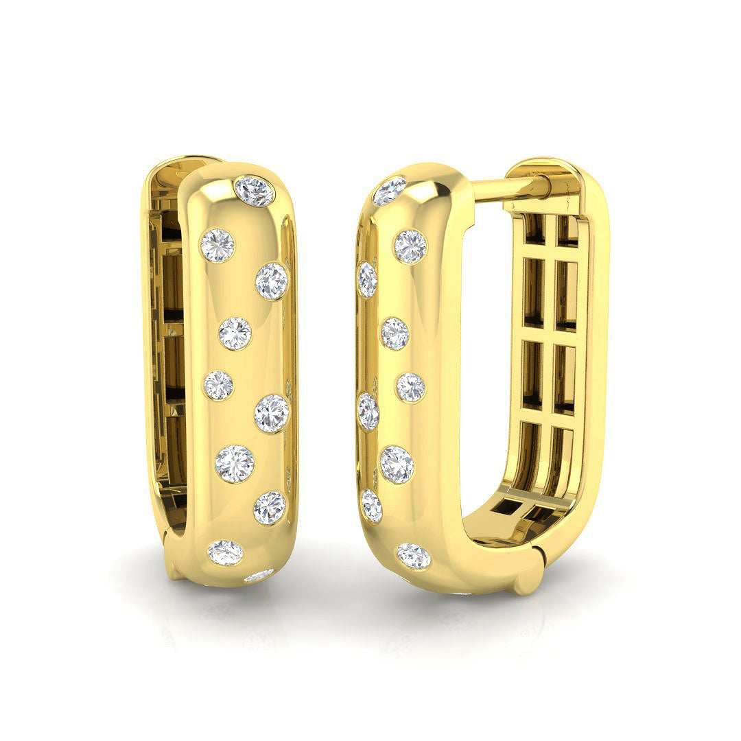 SE6516 — Earrings - 9k Yellow Gold