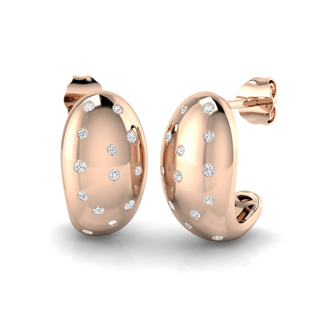 SE6517 — Earrings - 9k Rose Gold