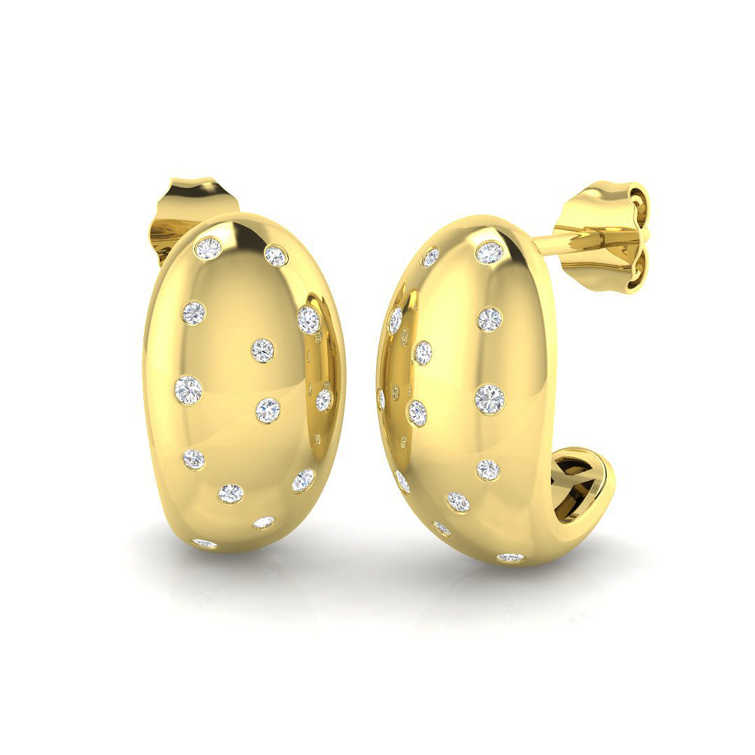SE6517 — Earrings - 9k Yellow Gold