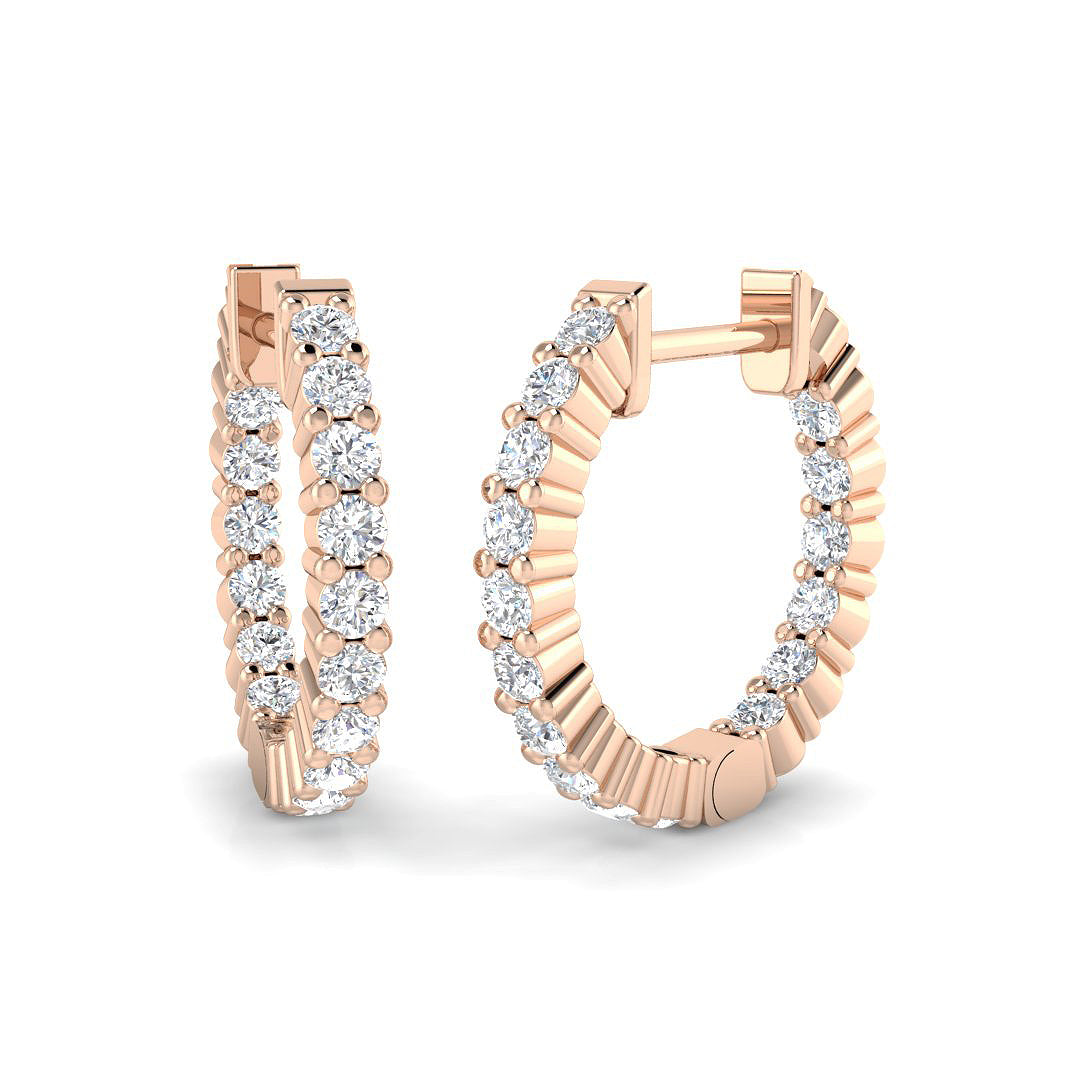 SE6520 — Earrings - 9k Rose Gold