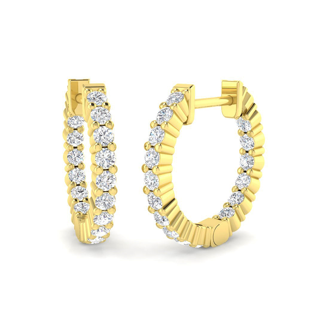 SE6520 — Earrings - 9k Yellow Gold
