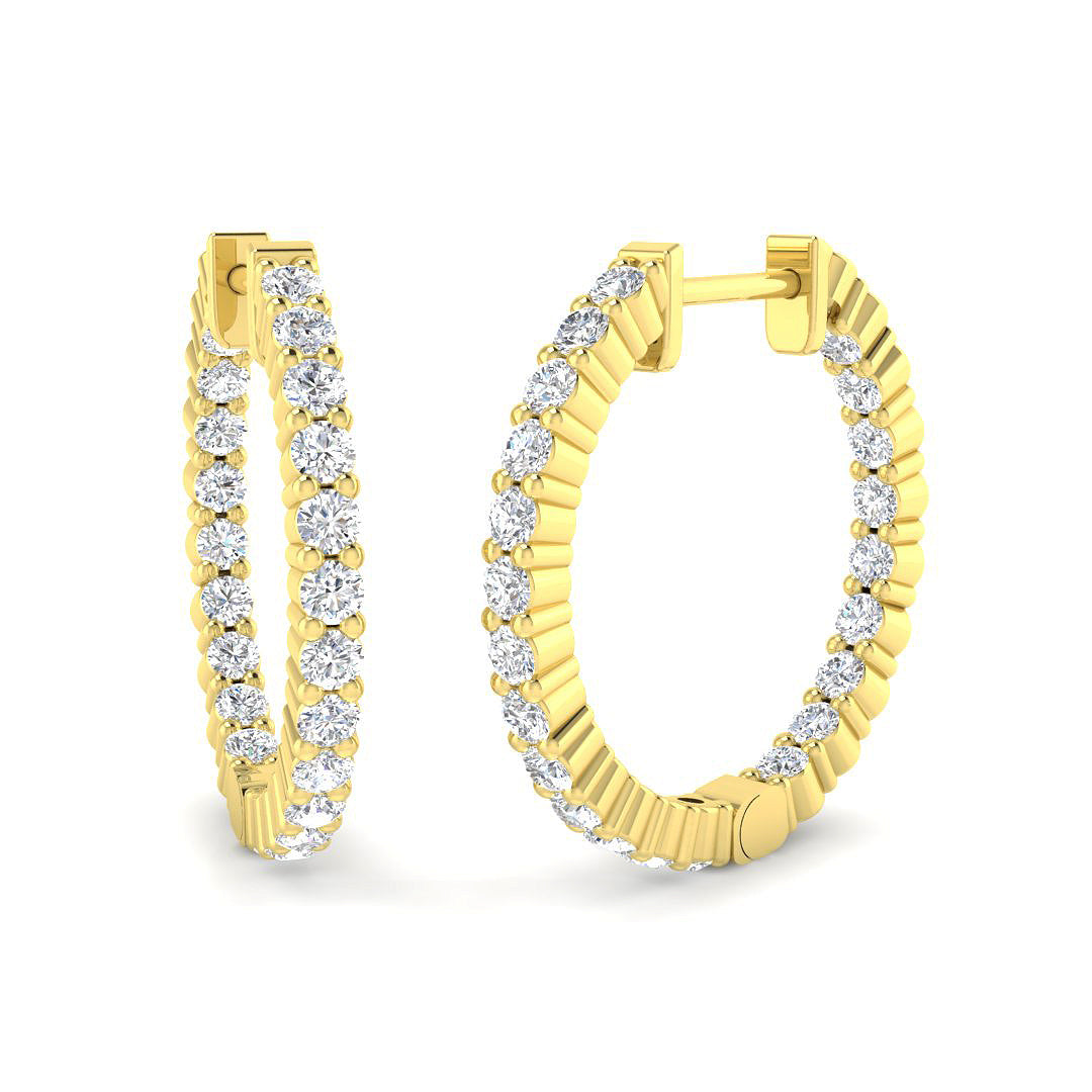 SE6521 — Earrings - 9k Yellow Gold