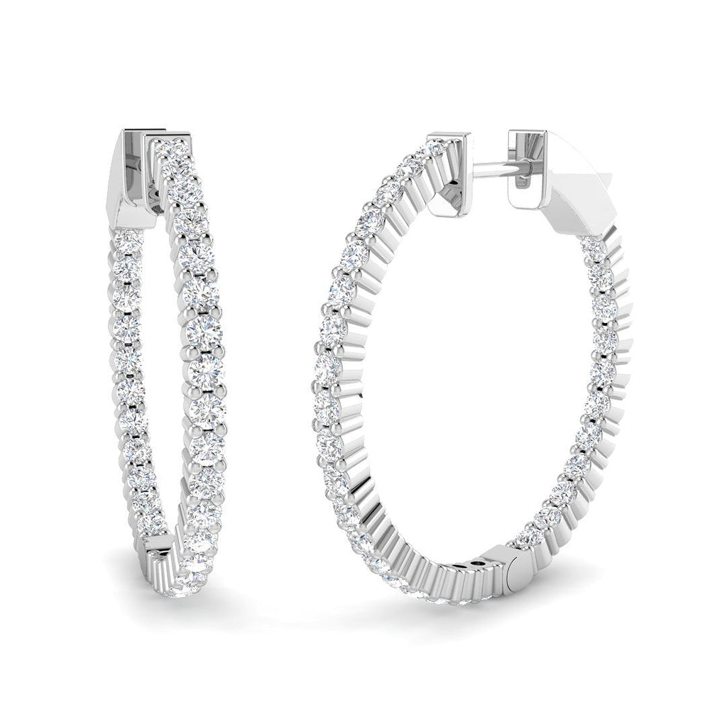 SE6522 — Earrings - 9k White Gold