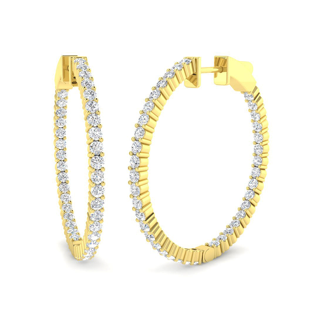 SE6523 — Earrings - 9k Yellow Gold