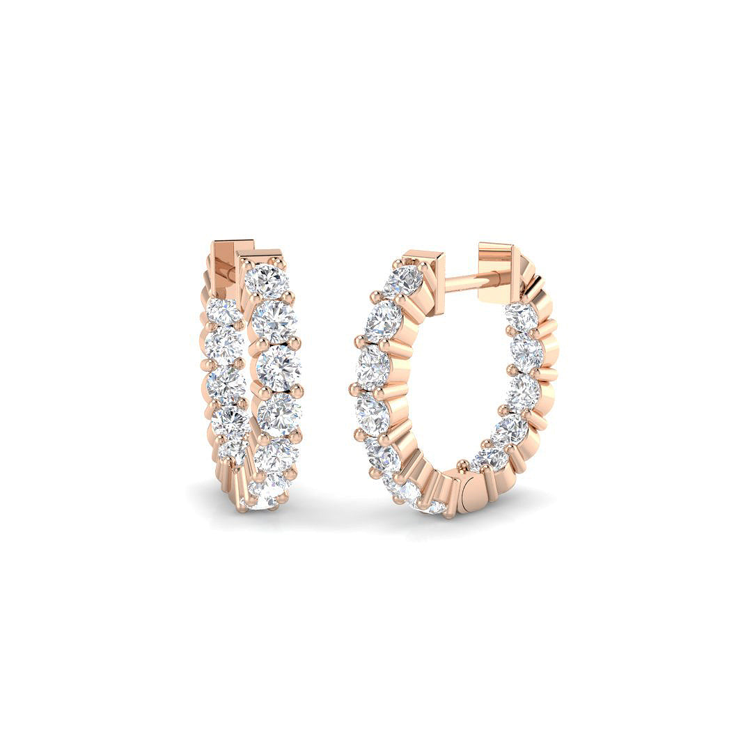 SE6525 — Earrings - 9k Rose Gold