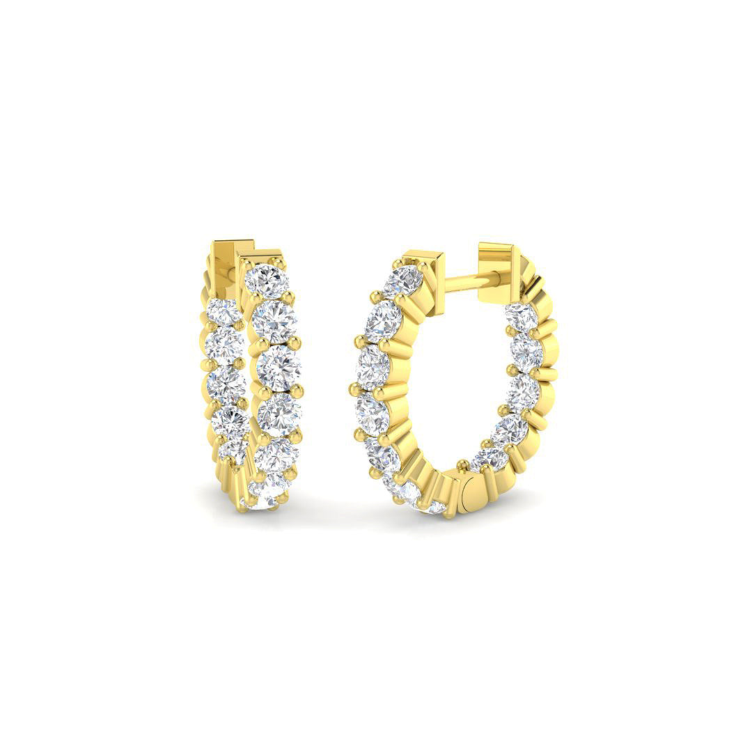 SE6525 — Earrings - 9k Yellow Gold
