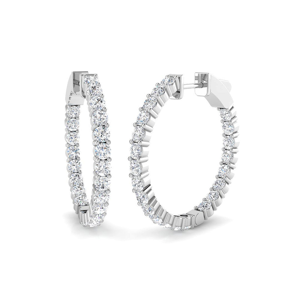 SE6527 — Earrings - 9k White Gold