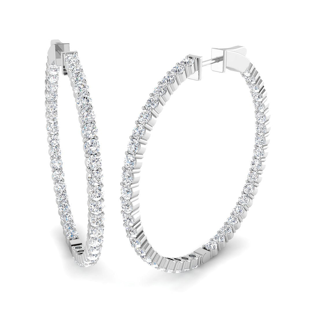 SE6529 — Earrings - 9k White Gold