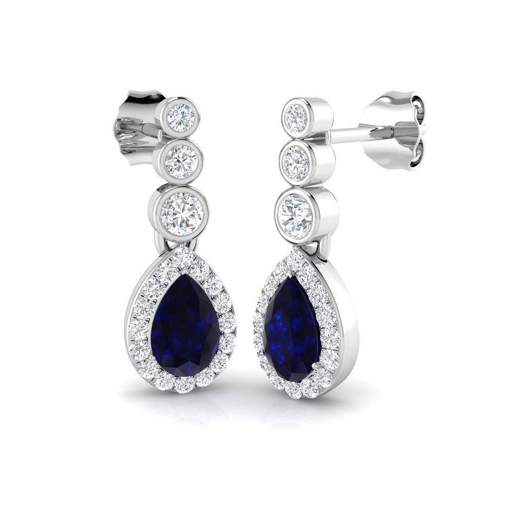 SE6537 — Earrings - 18 KT White Gold